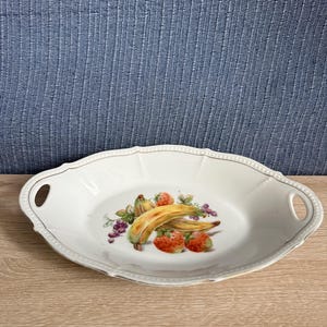 Vintage obstschalen aus porzellan