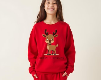 Reindeer Merry Christmas SVG File for Cricut and Silhouette