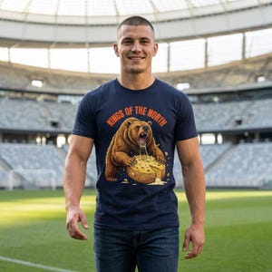 Funny Bears King of the North, Chicago Football Rivalry Tee