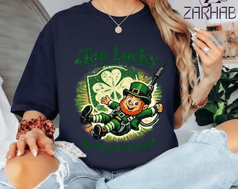 Funny Pilot T Shirt Too Lucky to Stay Grounded T-Shirt, Aviation Lover Gift, Airplane Enthusiast Graphic Tee