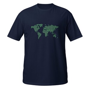 Funny Binary World Computer Coding Programmer T-Shirt, Software Developer Humor Gift, Tech Graphic Tee