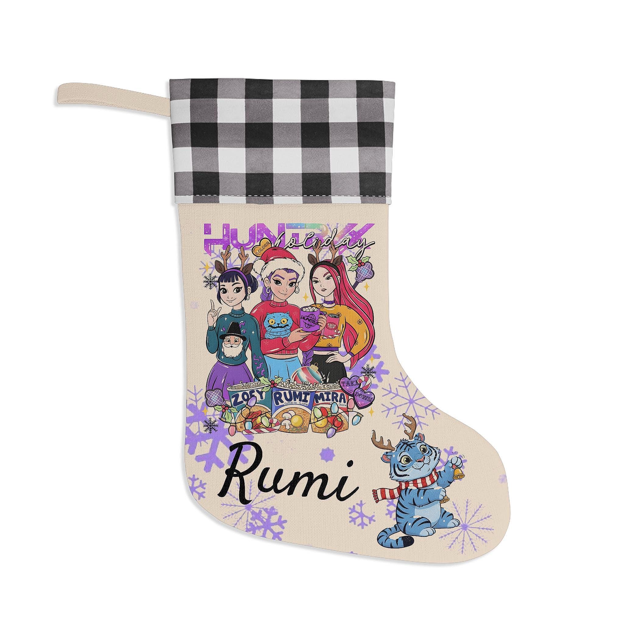 Discover K-Pop Demon Hunters Personalized Christmas Stocking