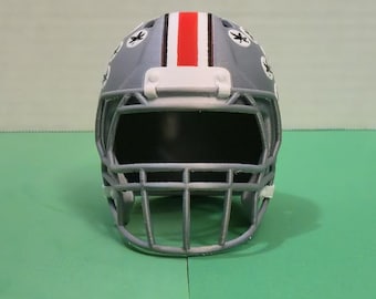 Ohio State Buckeyes mini-voetbalhelm – 3D-geprinte replica van een OSU-helm