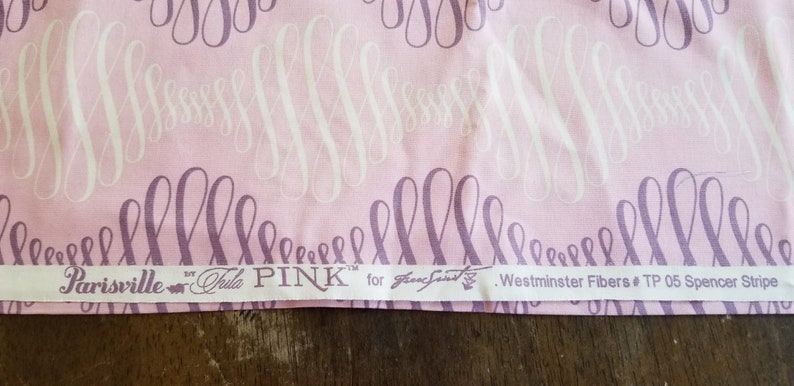 12 yard Spencer Stripe in Silk Parisville Tula Pink