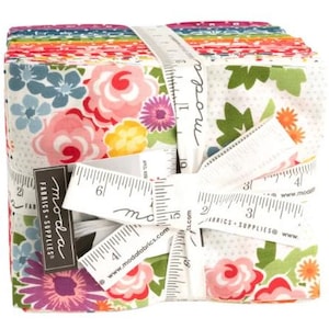 Zinnia Fat Quarter Precut Bundle - April Rosenthal of Prairie Garden Patterns - Moda Fabrics