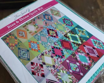 Tula Pink - Kit de edredón Rise and Shine - Colección Moon Garden - de Free Spirit Fabrics