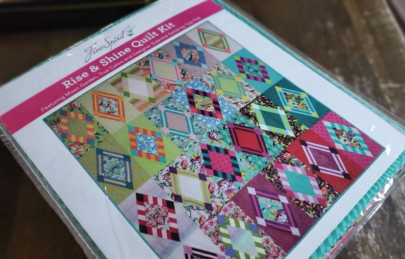 Tula Pink Rise and Shine Quilt Kit Moon Garden Collection Etsy