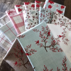 Moda Return to Winter&#39;s Lane Fat Quarters Bundle -  by Kate & Birdie Paper Co