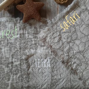 Linen Hand Towel, Washcloth. 100% Natural Linen, Garden Twigs. Organic Luxury Jacquard Linen. LIMITED. NO restocking. RTS image 6