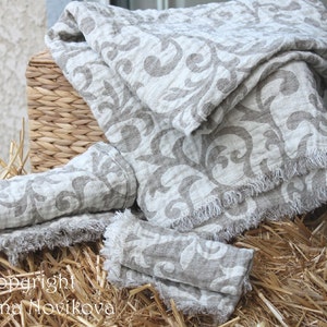 Linen Bath Towels. Set of 3 or separates. Body Towel, Hand Towel, Washcloth. New, Natural, Rustic, Pure Linen. Ready to Ship