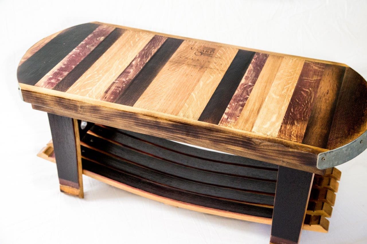 Wine Barrel Coffee/wine Table Etsy