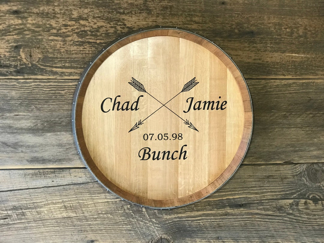 Personalized Engraved Authentic Napa Wine Barrel Heads/wall Etsy