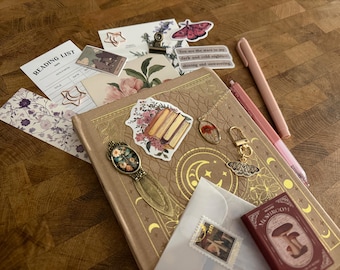 Bewitched Stationery Bundle| Book lovers gift| Bookish Bundle | Choose your colour