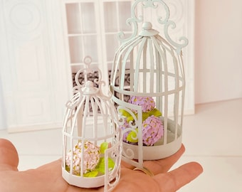 Mini Birdcage -- SVG Cut Files + Tutorial / Digital Product / Instant Download --- for Dollhouses, Gifts, Wedding Favors