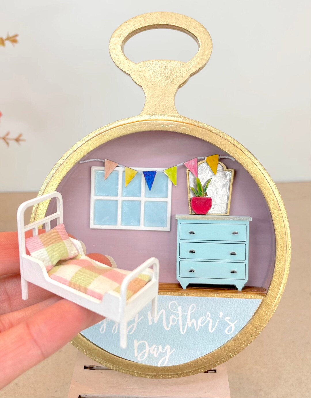 Pocket Watch DIY Kit Gift Complete 3D Kit for Greeting Card Birthday