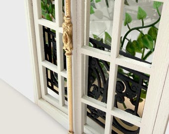1:12 scale Cremone Bolt Dollhouse Door Fittings