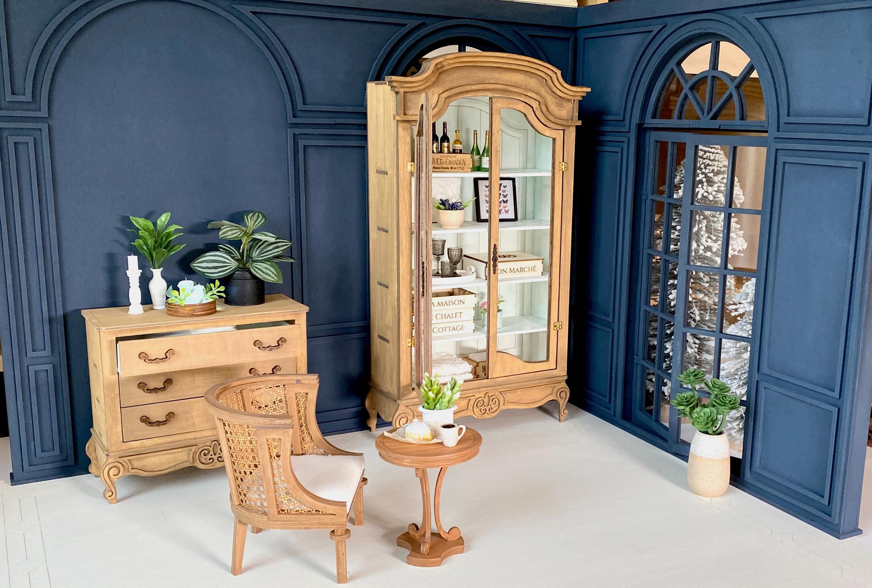 French Country Style Armoire 1/6 scale DIY kit – Fashion Doll size