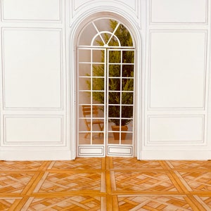 Versailles Parquet Flooring 1:12 scale – Digital Download --- Diorama Roombox