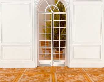 Versailles Parquet Flooring 1:12 scale – Digital Download --- Diorama Roombox