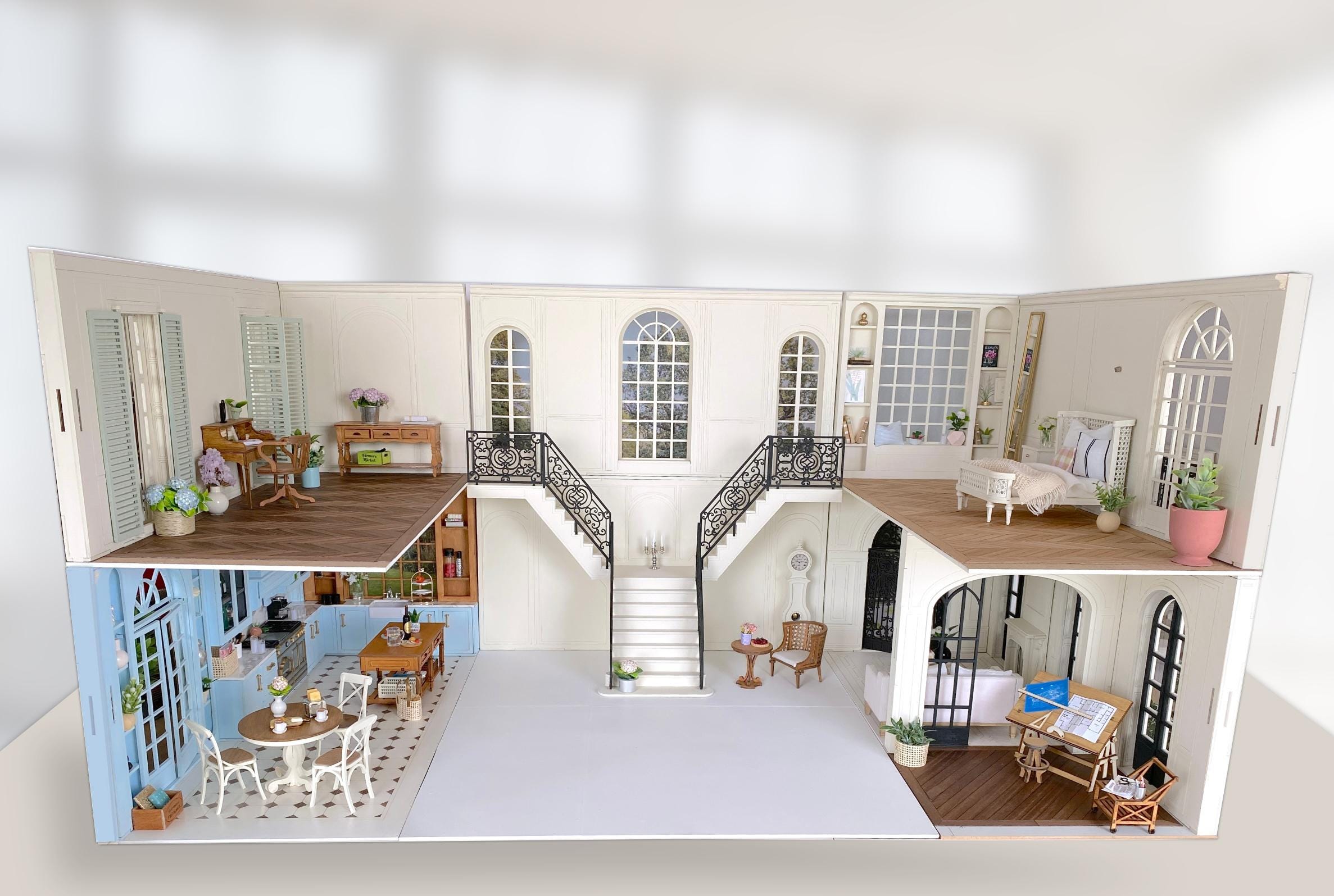 1:12 Scale Split Staircase – the Grand Hotel Selection DIY Kit