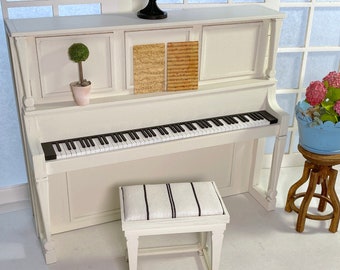 Upright Piano and Bench – 1-6 scale Easy DIY kit