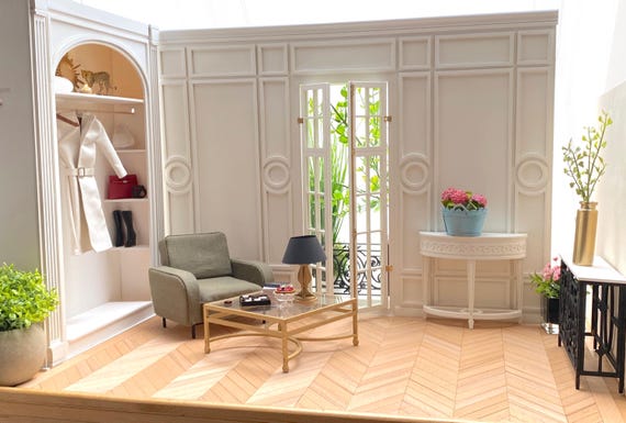 The Paris Apartment Wall With Functioning French Double Doors