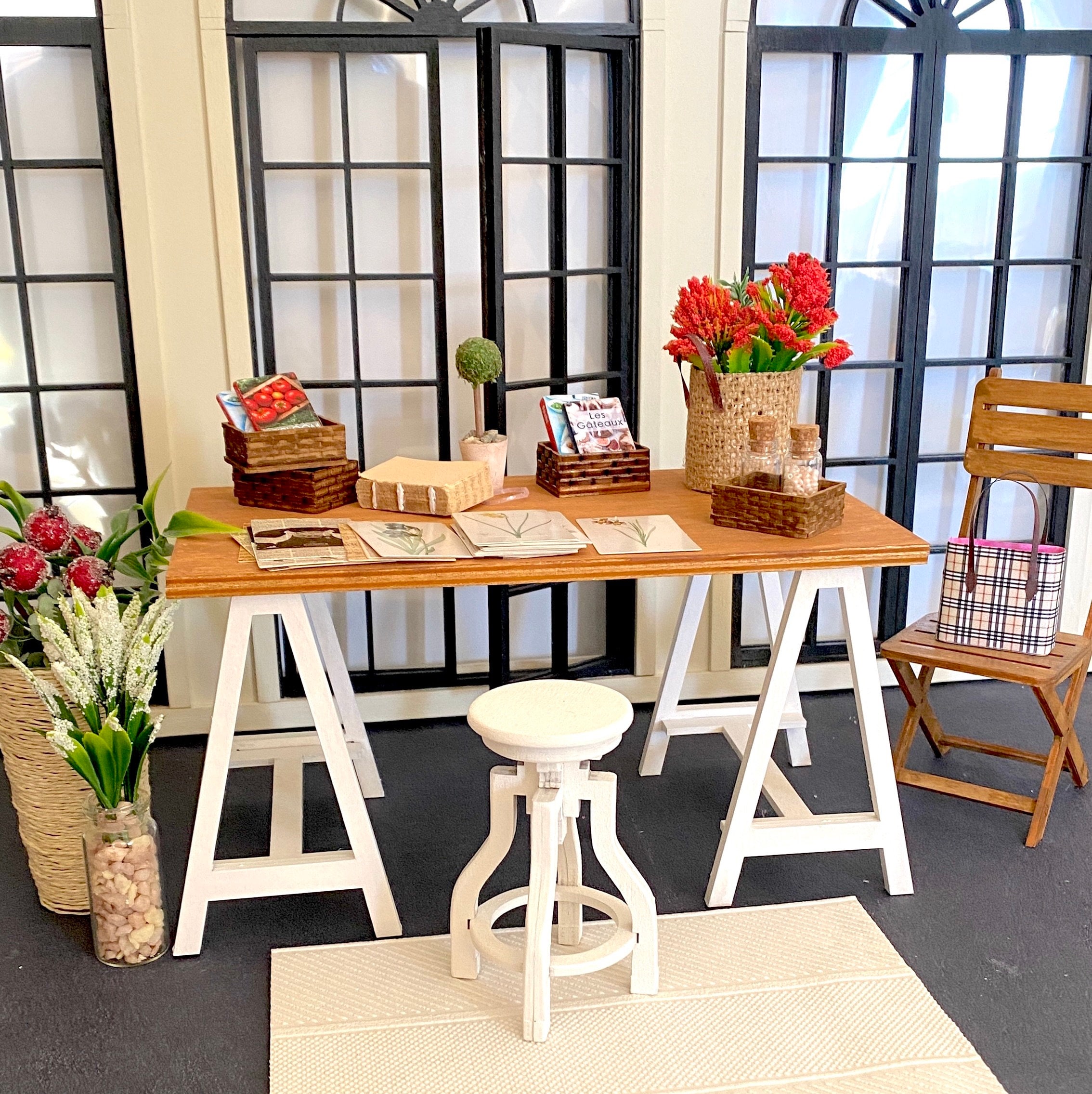 Antique Trestle Table - Etsy