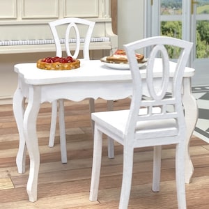 Dining Chair with timeless charm - Easy 1/12 DIY kit for your dollhouse