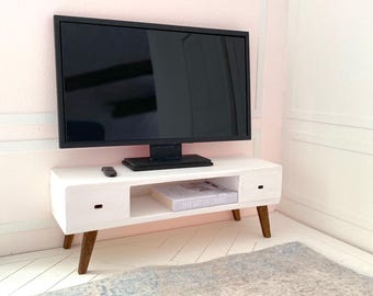 Dollhouse Low-Board TV Table – 1:12 scale --- Dollhouse Miniature DIY kit