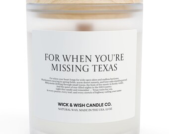 Candela mancante del Texas, regalo di addio per i texani