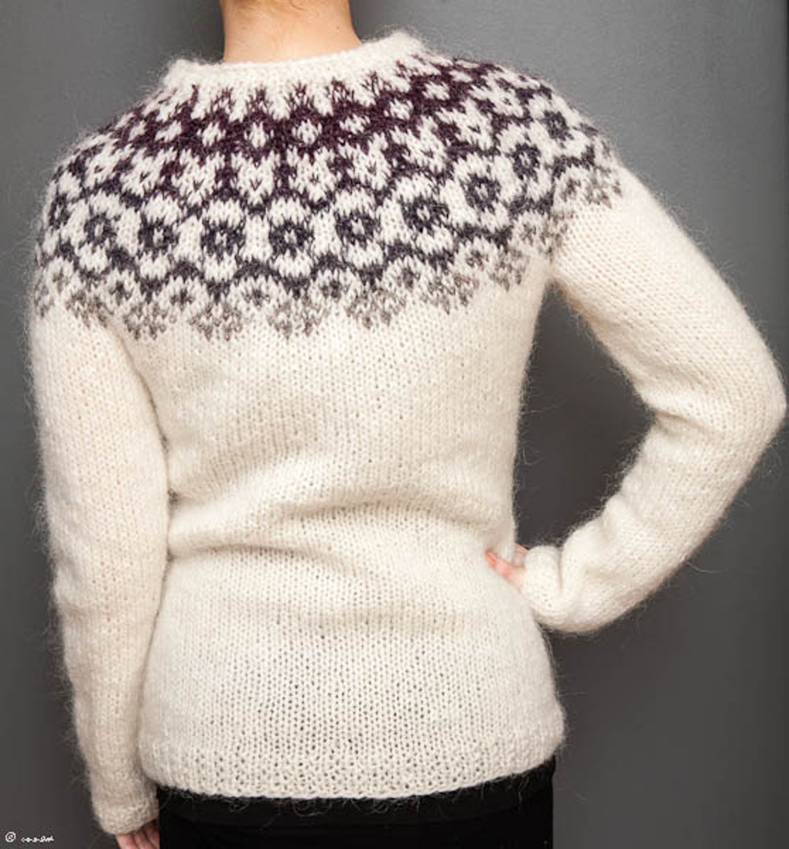Icelandic Lopi Sweater Winter is coming Etsy