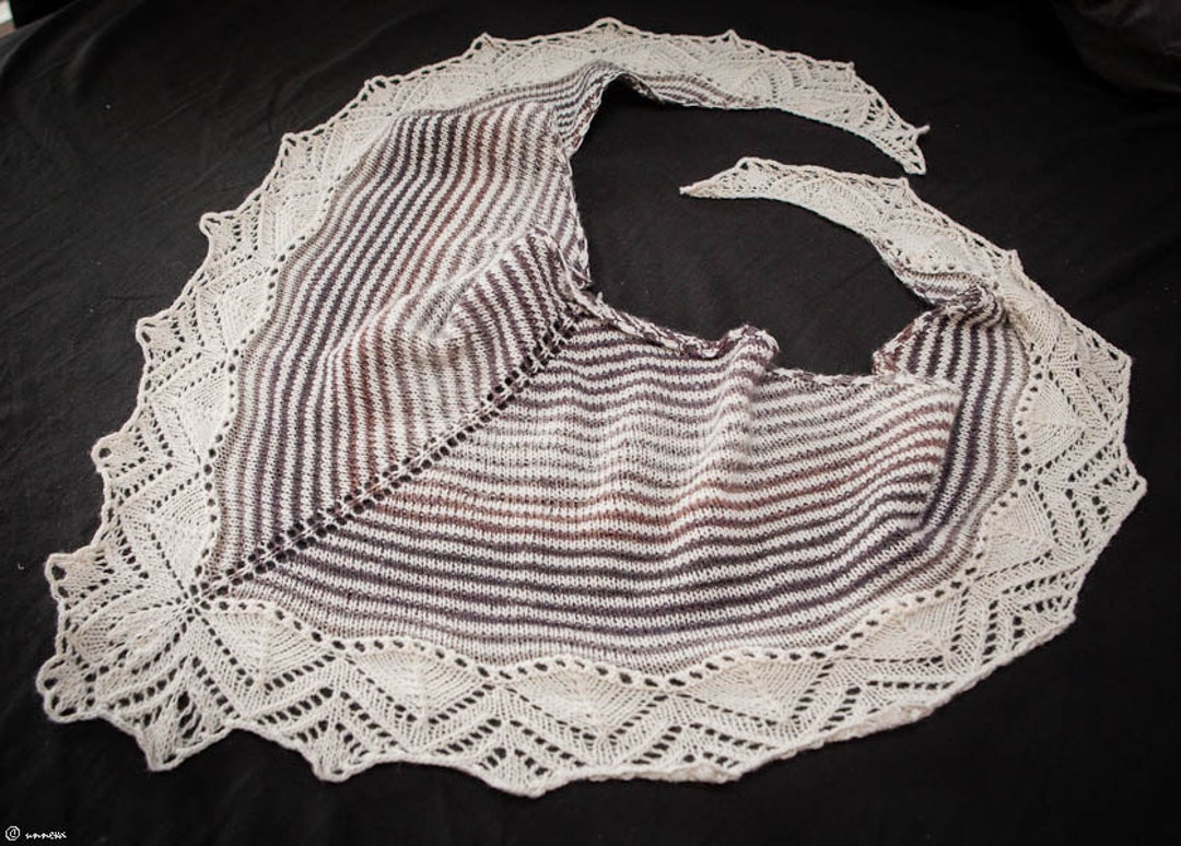 handknit shawl