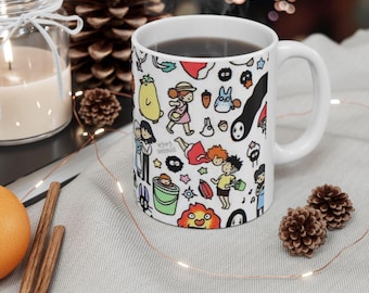 Studio Ghibli Inspired Ceramic Mug