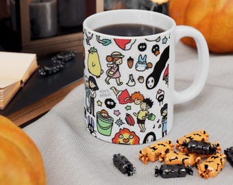 Studio Ghibli Inspired Ceramic Mug