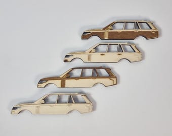 Range Rover (2021) Silhouette Fridge Magnet - Laser Engraved & Cut - Custom Wooden Magnet