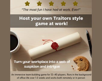 Zorganizuj własną grę w stylu Traitors w pracy