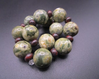 Rhyolite Poppy Jasper Bracelet