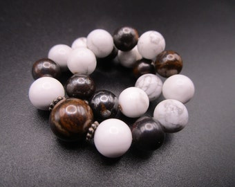 Magnesite Tiger Iron Bracelet