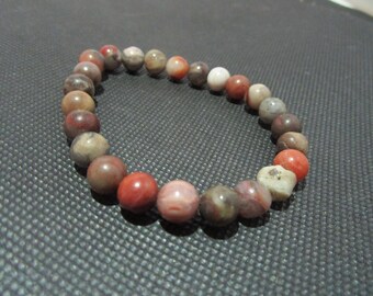 petrified Wood Seftonite Bracelet