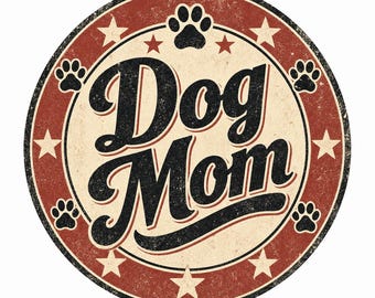Dog Mom Print Digital Download | Dog Mom Gift | Dog Lover Gift | Funny Dog Quote | Printable Dog Art