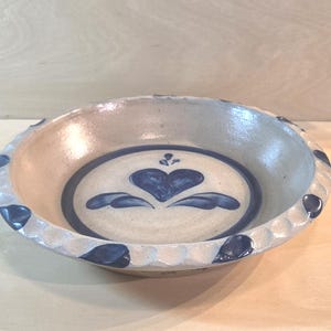 Molde para tartas vintage de Rowe Pottery de 25 cm (10 pulgadas)