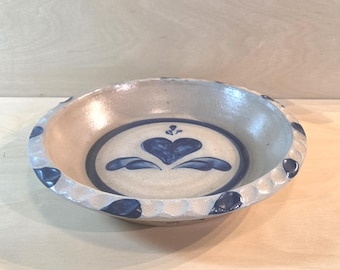 Vintage Rowe Pottery 10" Pie Pan