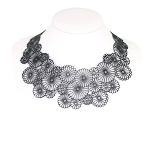 MUM 3D Printed Necklace (BLACK)