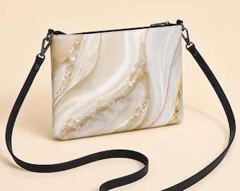 Elegante bolso de mano para mujer: sofisticado bolso de hombro para uso diario y de noche.