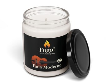 Portuguese Fado Moderno Scented Candle Gift – Contemporary Fado Culture Inspired by Portugal"