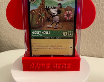 Custom Personalized Double sided Card Stand Holder (Single Card)
