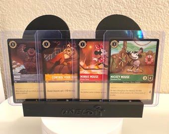 Custom Personalized Double sided Card Stand Holder (Multiple Cards)