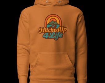 HitchedUp4Life Fitted Unisex Hoodie