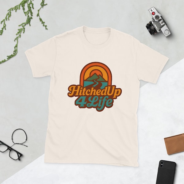 HitchedUp4Life Retro Short-Sleeve Unisex T-Shirt