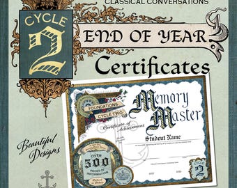 Certificado de Maestría en Memoria del Ciclo 2 de Conversaciones Clásicas (Descarga digital)